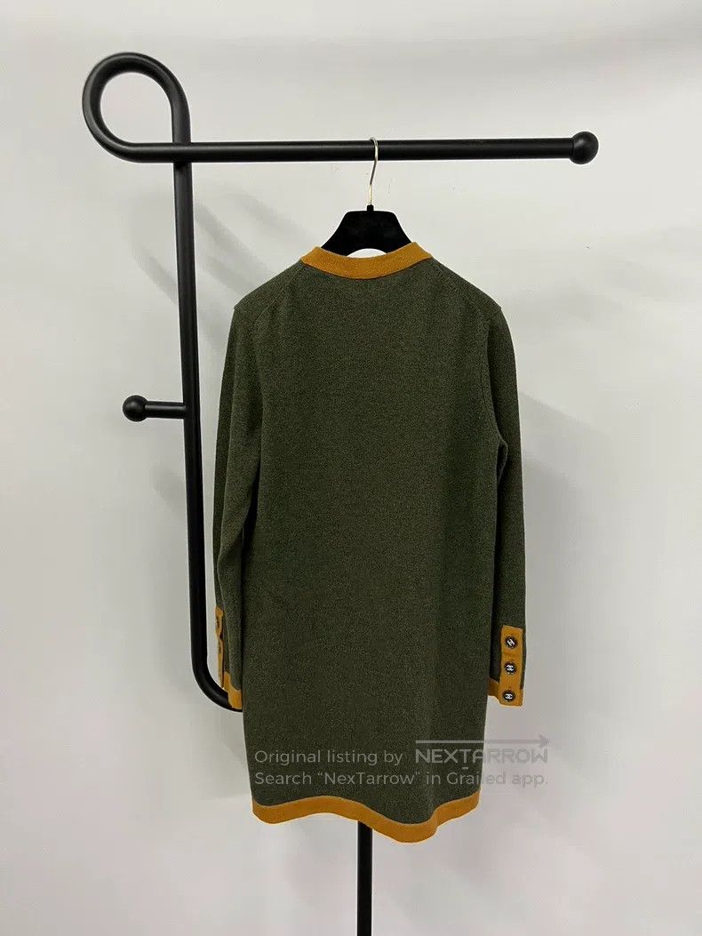 Chanel Chanel Green long four-pocket cashmere cardigan coat Size XS / US 0-2 / IT 36-38 - 2 Thumbnail