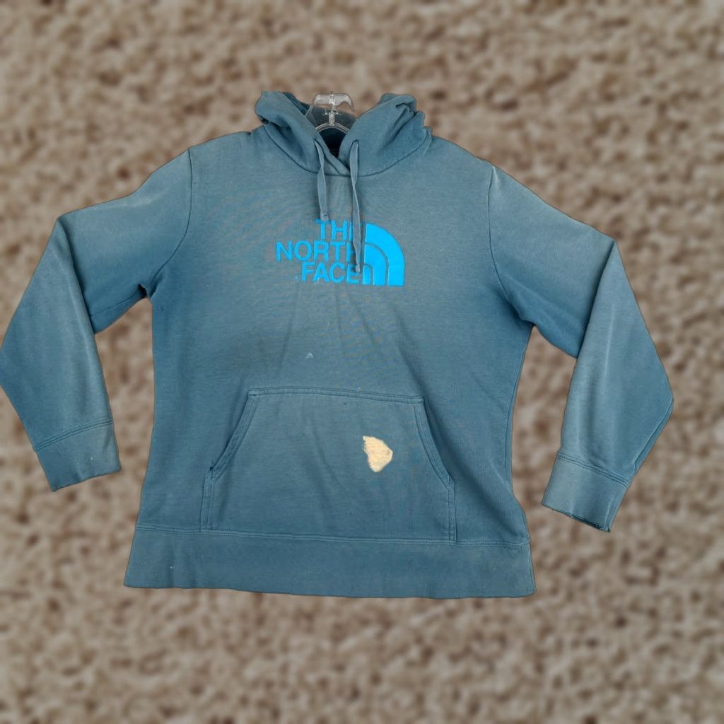 The North Face The North Face Sweater Womens L Blue Pullover Hooded Hoodie Jersey Casual Fall Winter Size L / US 10 / IT 46 - 1 Thumbnail