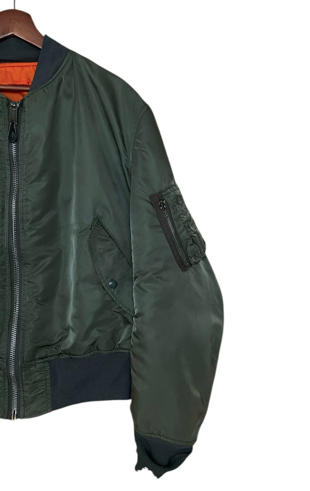 Alpha Industries Vintage Alpha Industries MA-1 Fly Jacket 1980s Size US XL / EU 56 / 4 - 6 Thumbnail