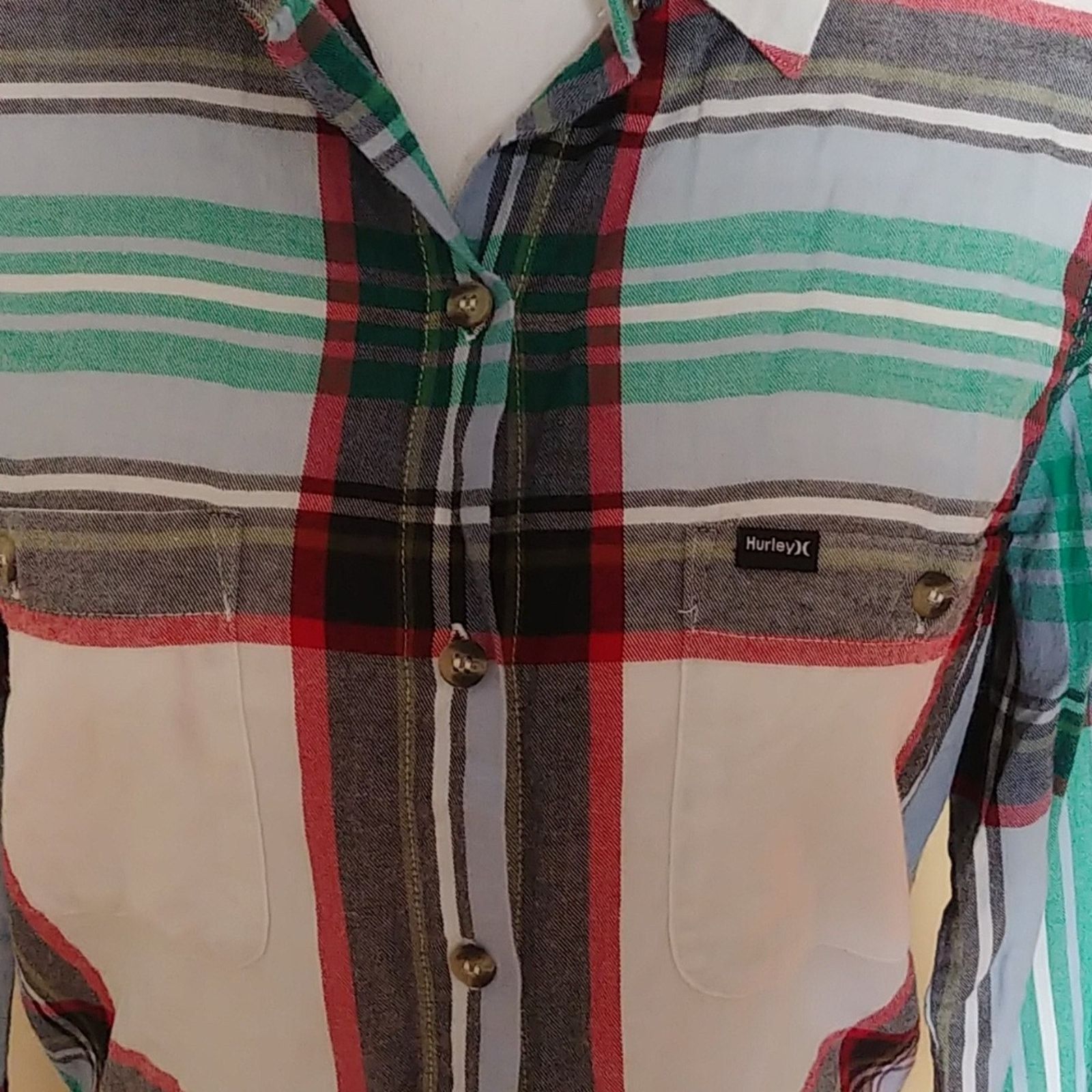 Hurley Hurley Top Shirt Flannel Wilson Ex-Boyfriend Small Size S / US 4 / IT 40 - 2 Thumbnail