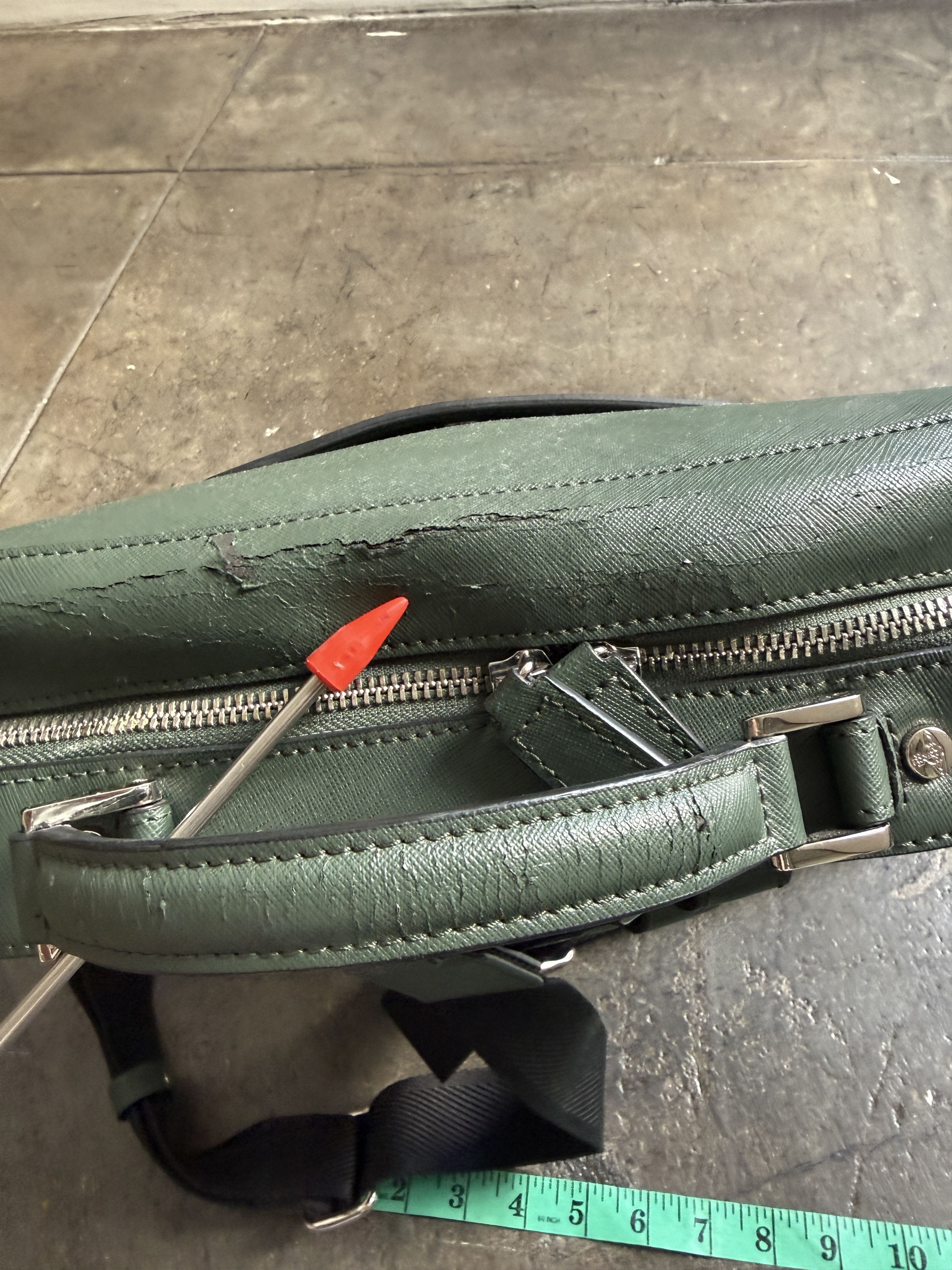 Vivienne Westwood New $900+ Leather Adjustable Backpack w/ Slight Peeling Size ONE SIZE - 10 Thumbnail