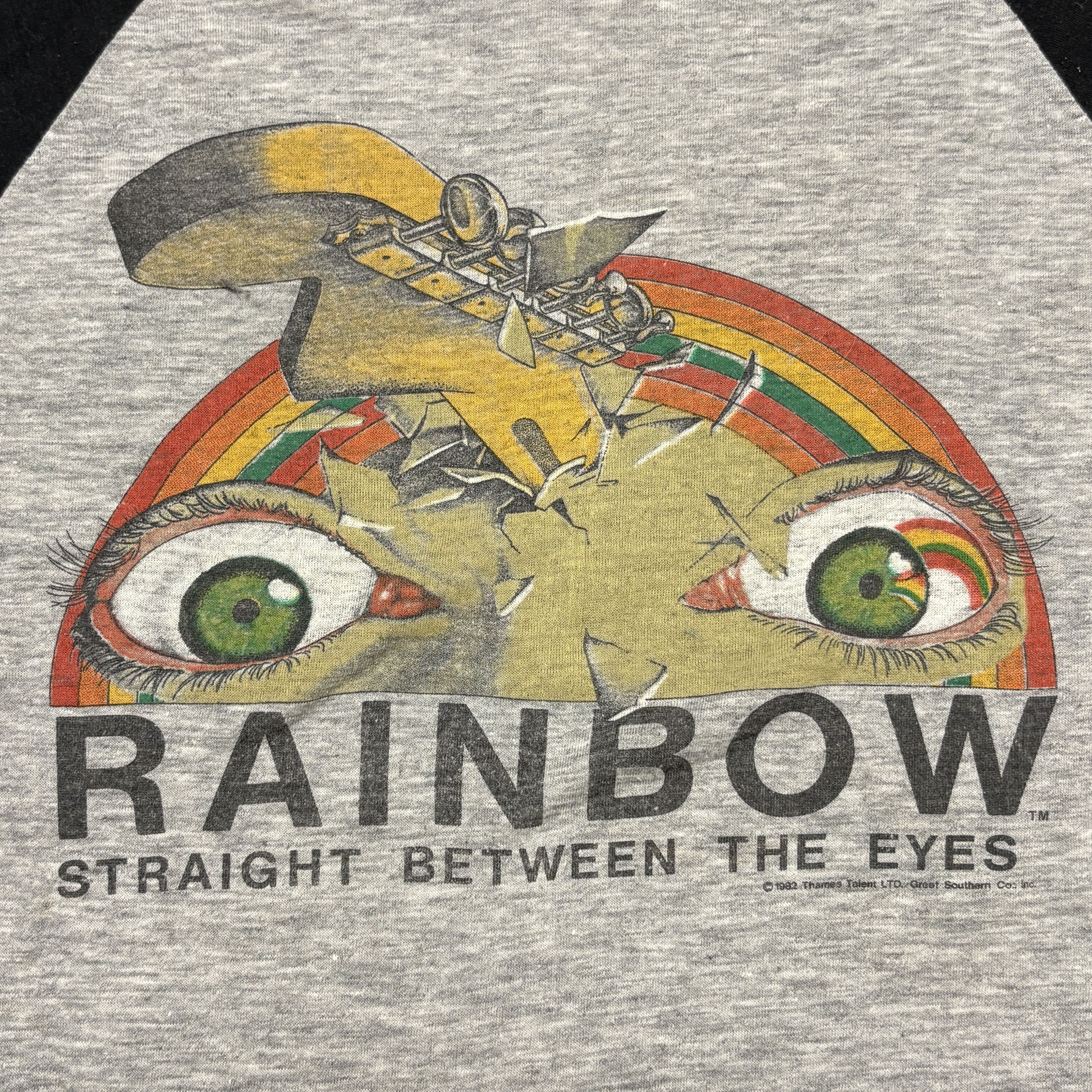 Band Tees Vintage Rainbow Shirt 80s Tour Single Stitch Rock Band Tee Size US S / EU 44-46 / 1 - 4 Thumbnail