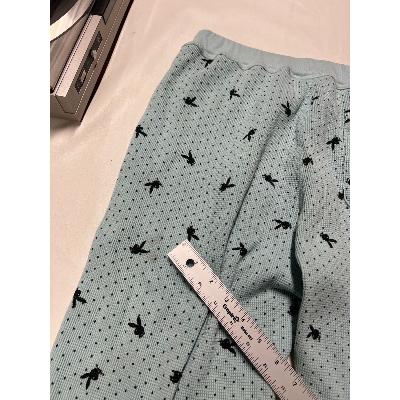 Playboy × Supreme Supreme FW17 Playboy Bunny Waffle Thermal Sweatpants Size US 30 / EU 46 - 6 Thumbnail