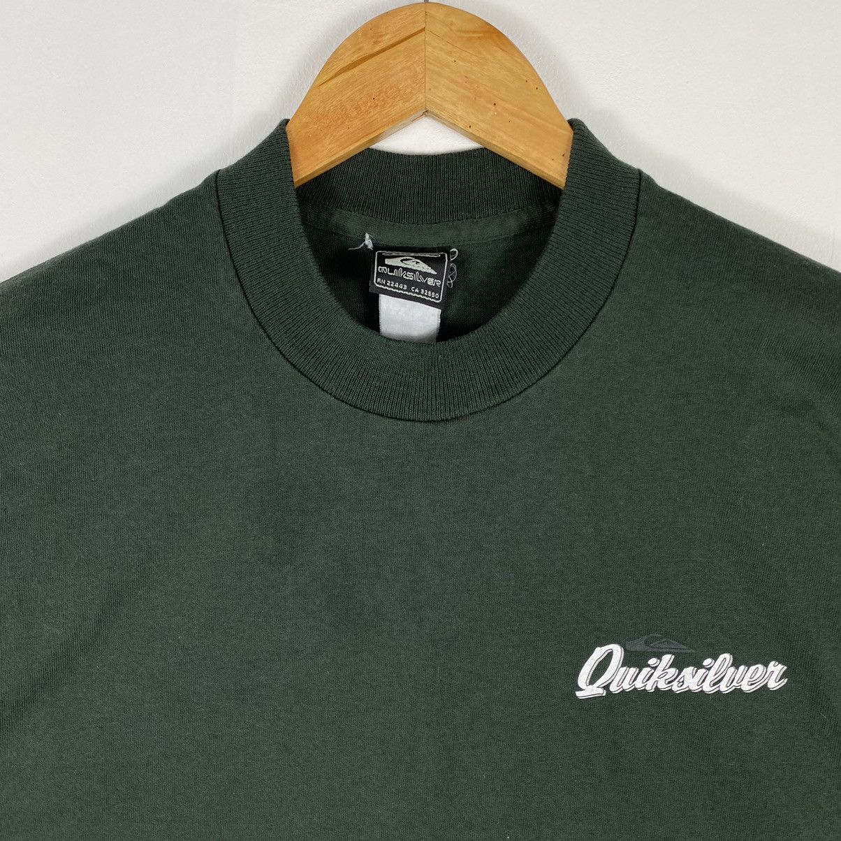 Quiksilver × Vintage Vintage 90's QUIKSILVER The Boardriding Logo Graphic Tee Size US S / EU 44-46 / 1 - 5 Thumbnail
