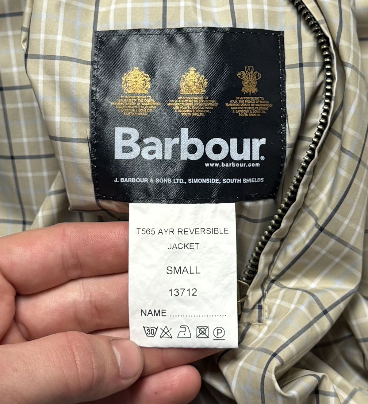 Barbour Barbour Reversible Bomber Jacket Size US M / EU 48-50 / 2 - 11 Thumbnail