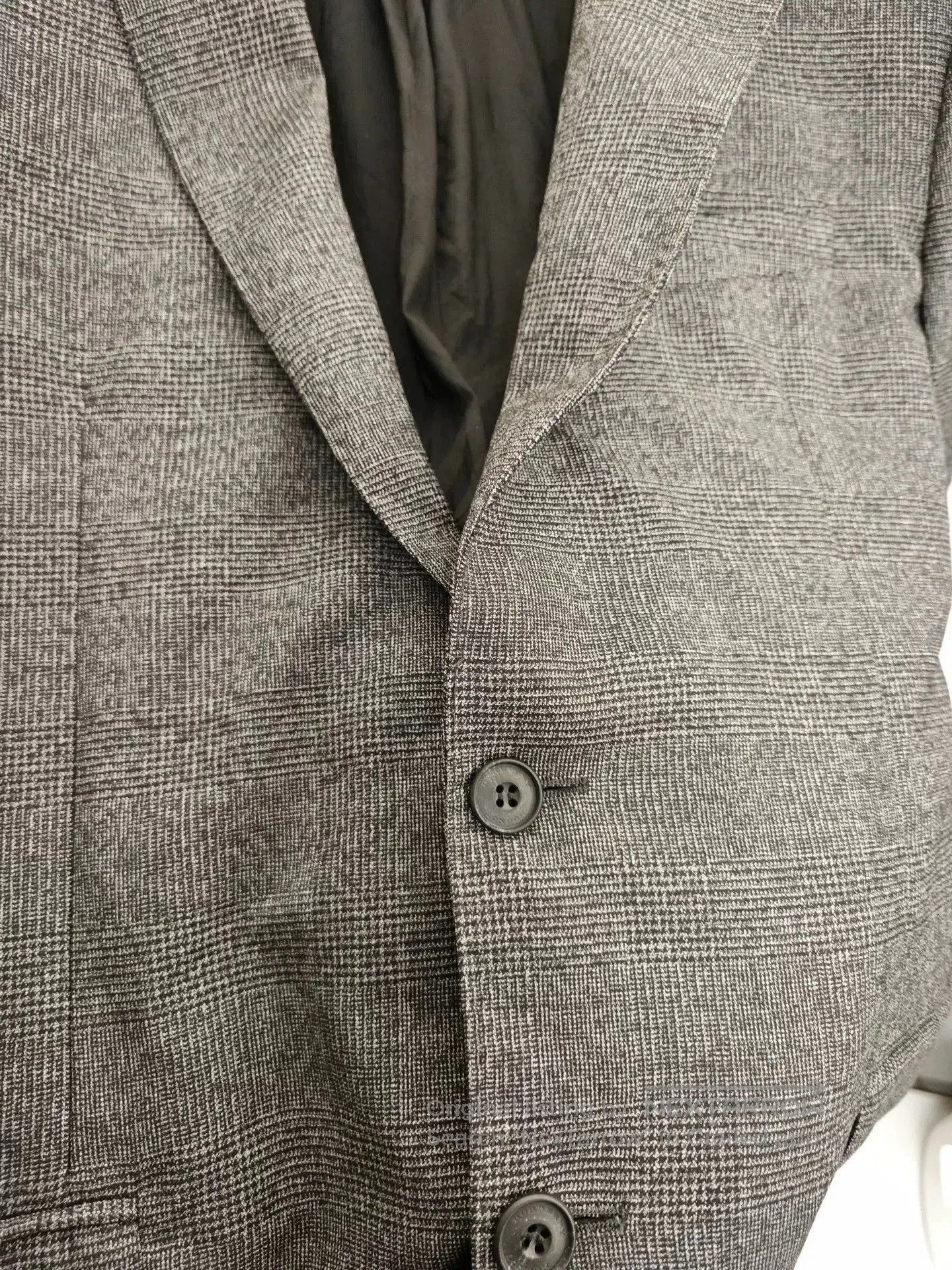 Burberry Burberry Men's Gray Check Blazer. Size US M / EU 48-50 / 2 - 3 Thumbnail
