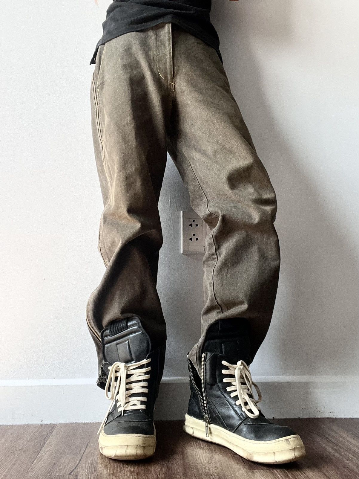 Lad Musician Lad Musician Multi Zipped Baggy Jeans Size US 32 / EU 48 - 5 Thumbnail