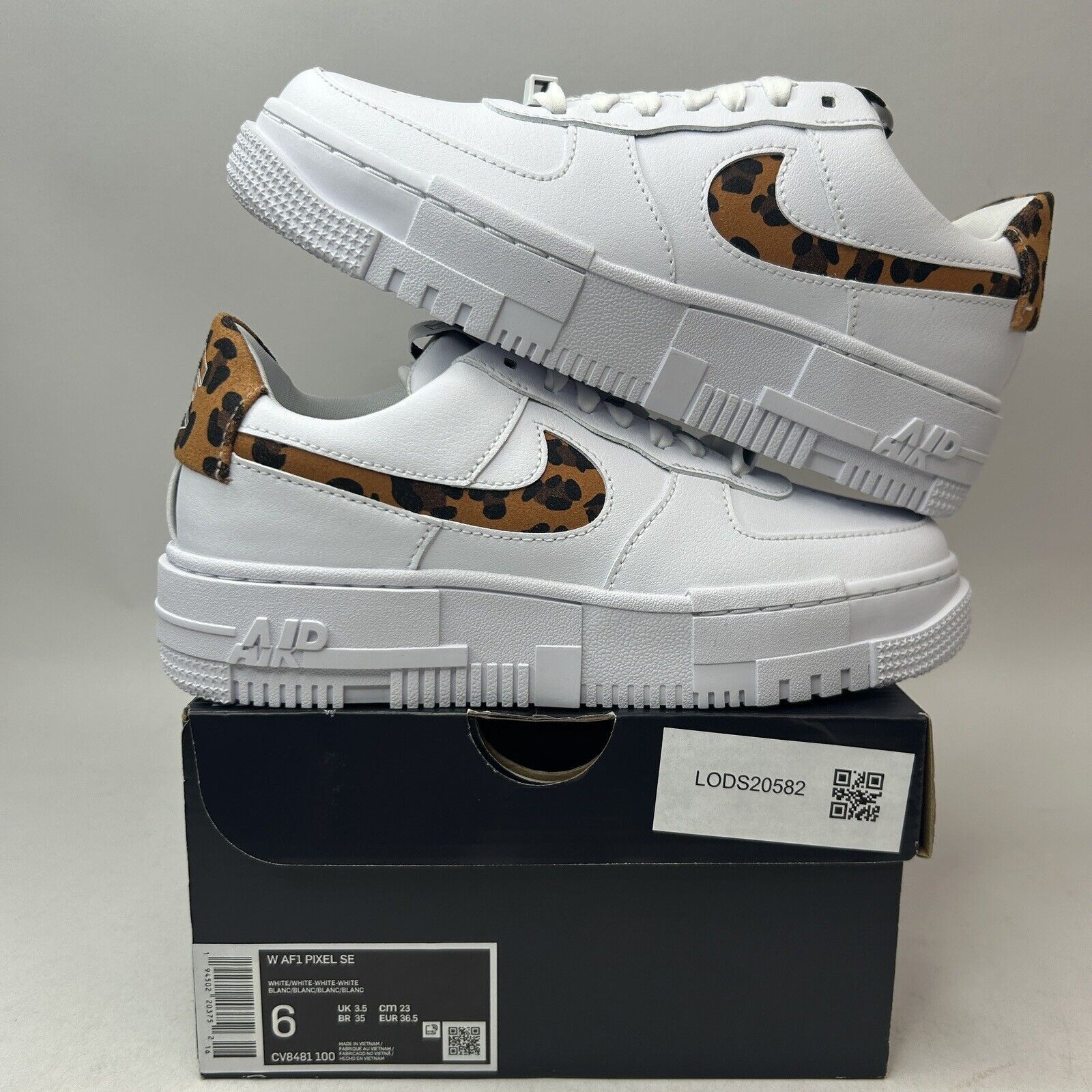 Nike Air Force Low Pixel SE WMNS “White Leopard Print”