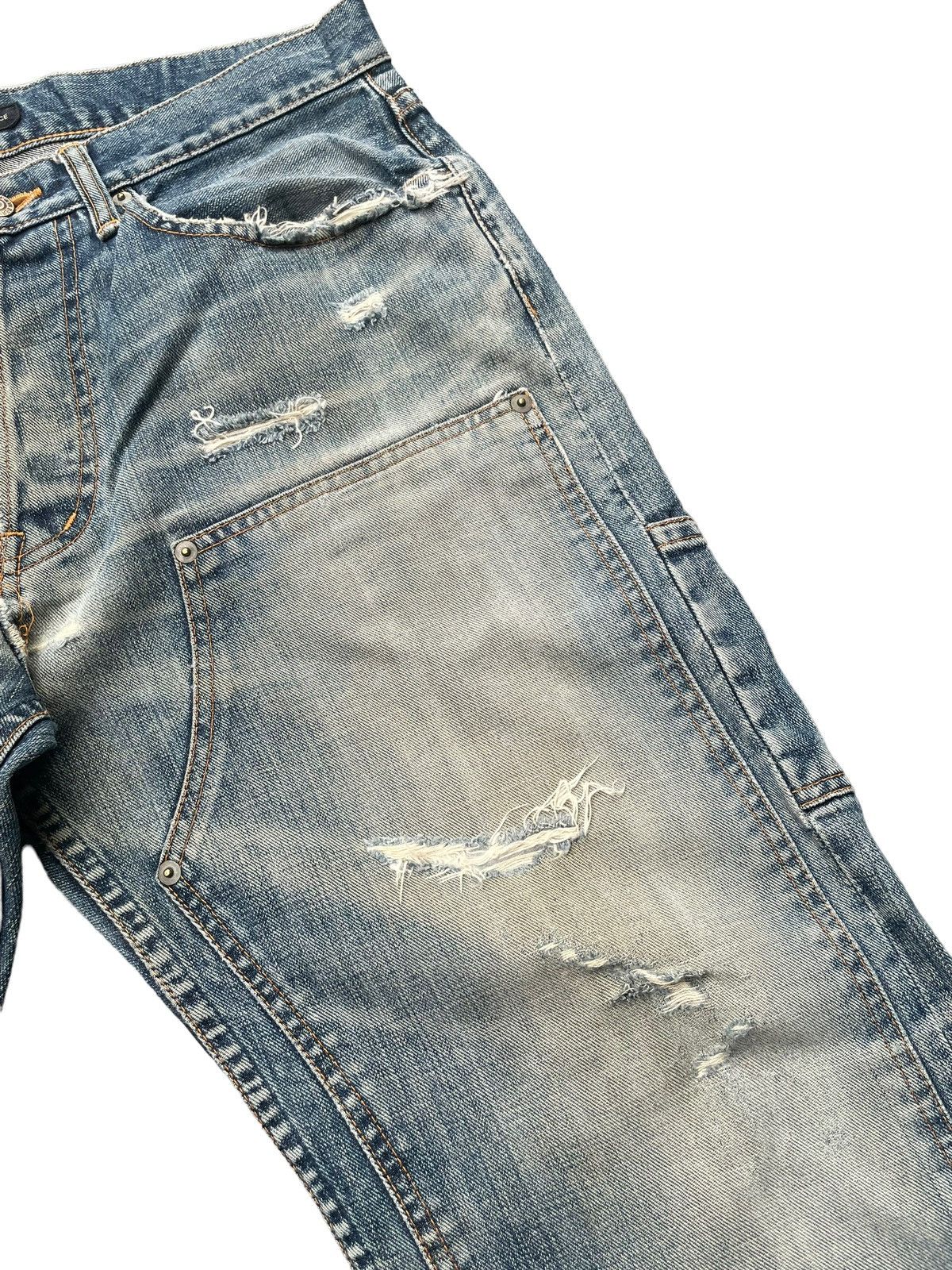 Japanese Brand Ult.Immersion Service Distresed Denim Size US 33 - 4 Thumbnail