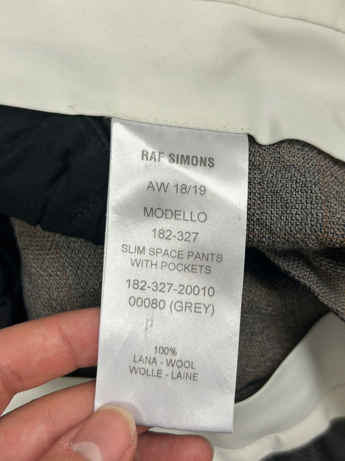 Raf Simons AW18 Slim Cargo Space Pants Size US 28 / EU 44 - 9 Thumbnail