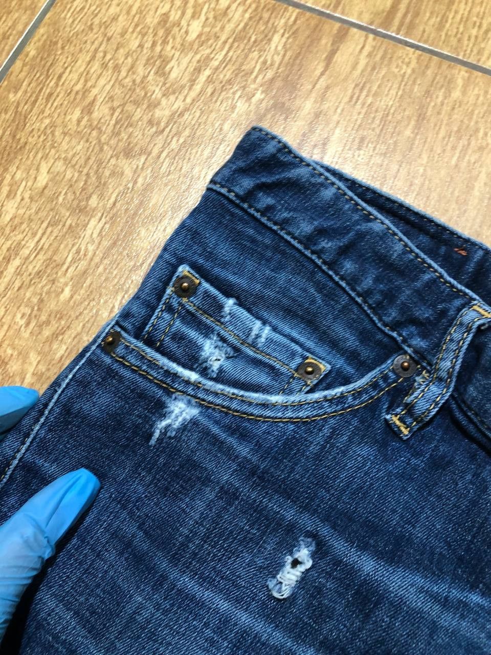 Dsquared2 Dsquared2 Skinny Faded Cotton Ripped Distressed Skinny Jeans Size US 32 / EU 48 - 9 Thumbnail