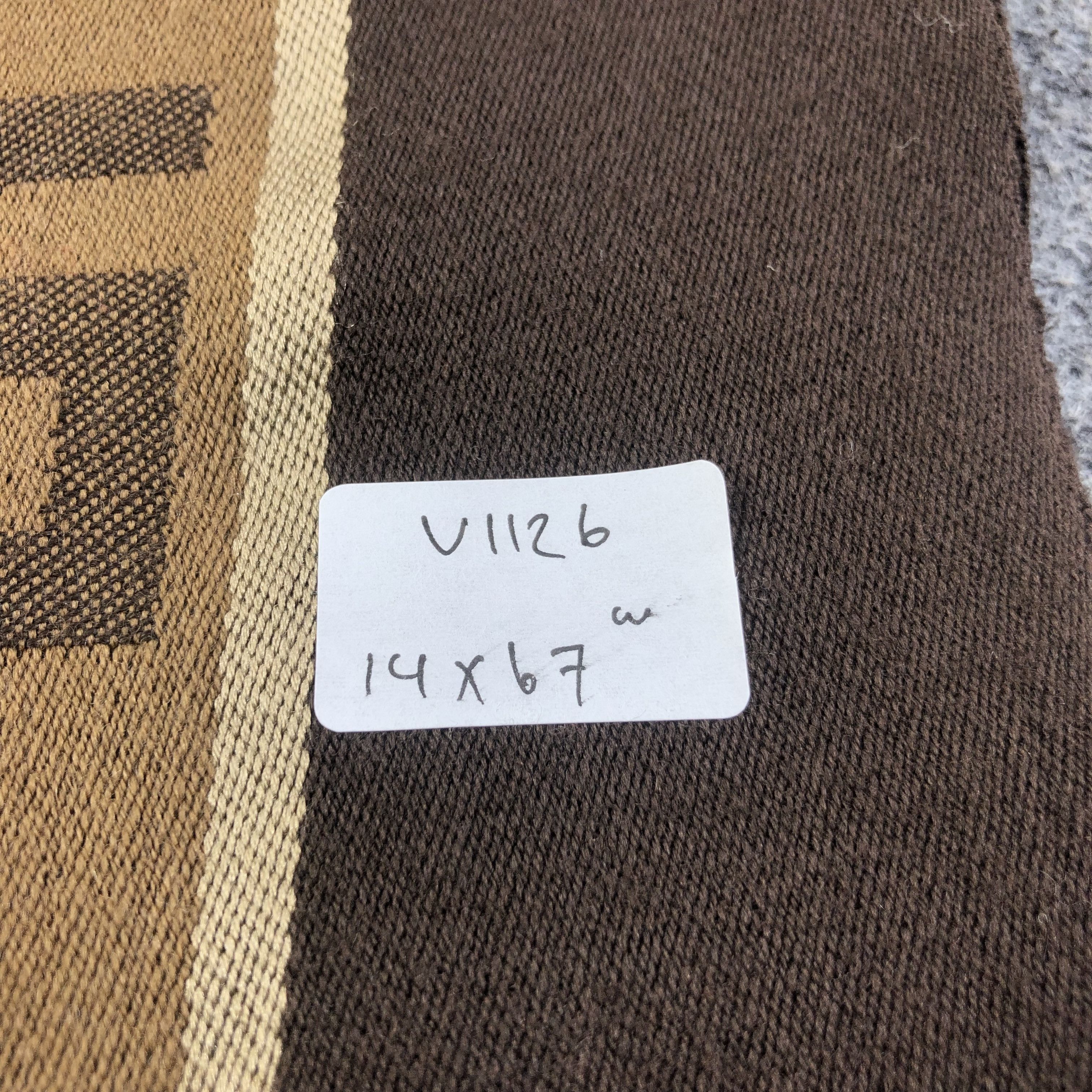 Japanese Brand Gucci Wool/Silk Scarf Muffler V1126 Size ONE SIZE - 16 Thumbnail