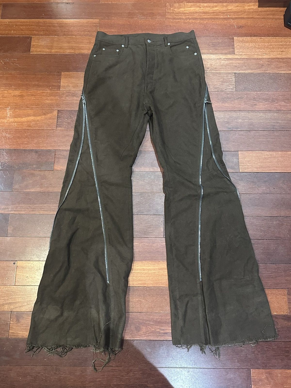 Rick Owens Rick owen’s banana cut bolans Size US 34 / EU 50 - 1 Thumbnail
