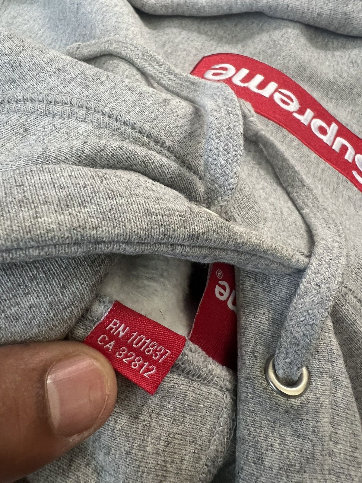 Supreme Supreme Box Logo Hooded Sweatshirt Heather Grey Size US M / EU 48-50 / 2 - 7 Thumbnail