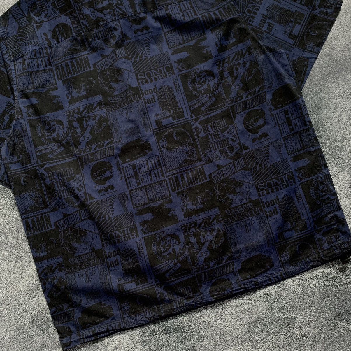 Diesel × Diesel Black Gold 🔥RARE🔥Diesel All over print Shirt Size US L / EU 52-54 / 3 - 4 Thumbnail