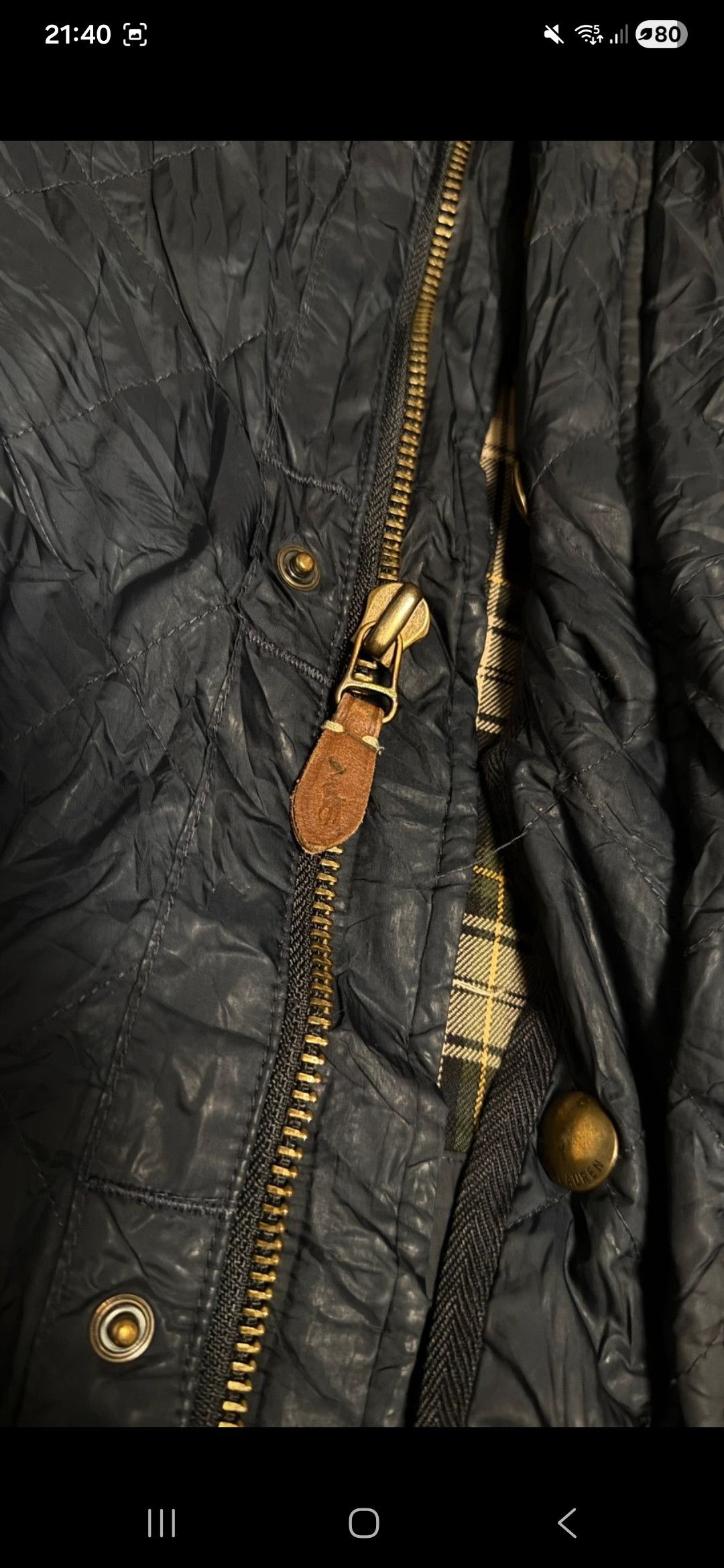 Polo Ralph Lauren Vintage Polo Ralph Lauren Quilted Hunting Jacket 90s Size US XXL / EU 58 / 5 - 11 Thumbnail