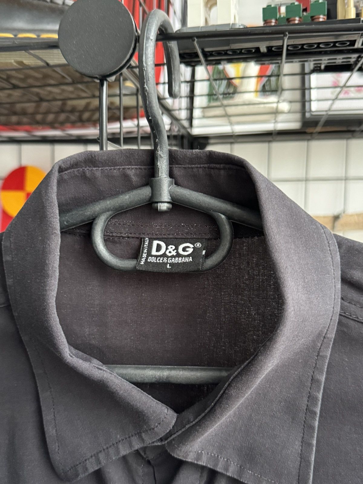 Dolce & Gabbana Vintage Dolce & Gabbana Nylon Short Sleeve Shirt Size US L / EU 52-54 / 3 - 6 Thumbnail