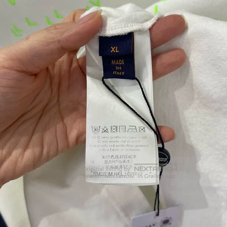 Louis Vuitton Louis Vuitton Small plane embroidered short sleeves Size US XL / EU 56 / 4 - 4 Thumbnail