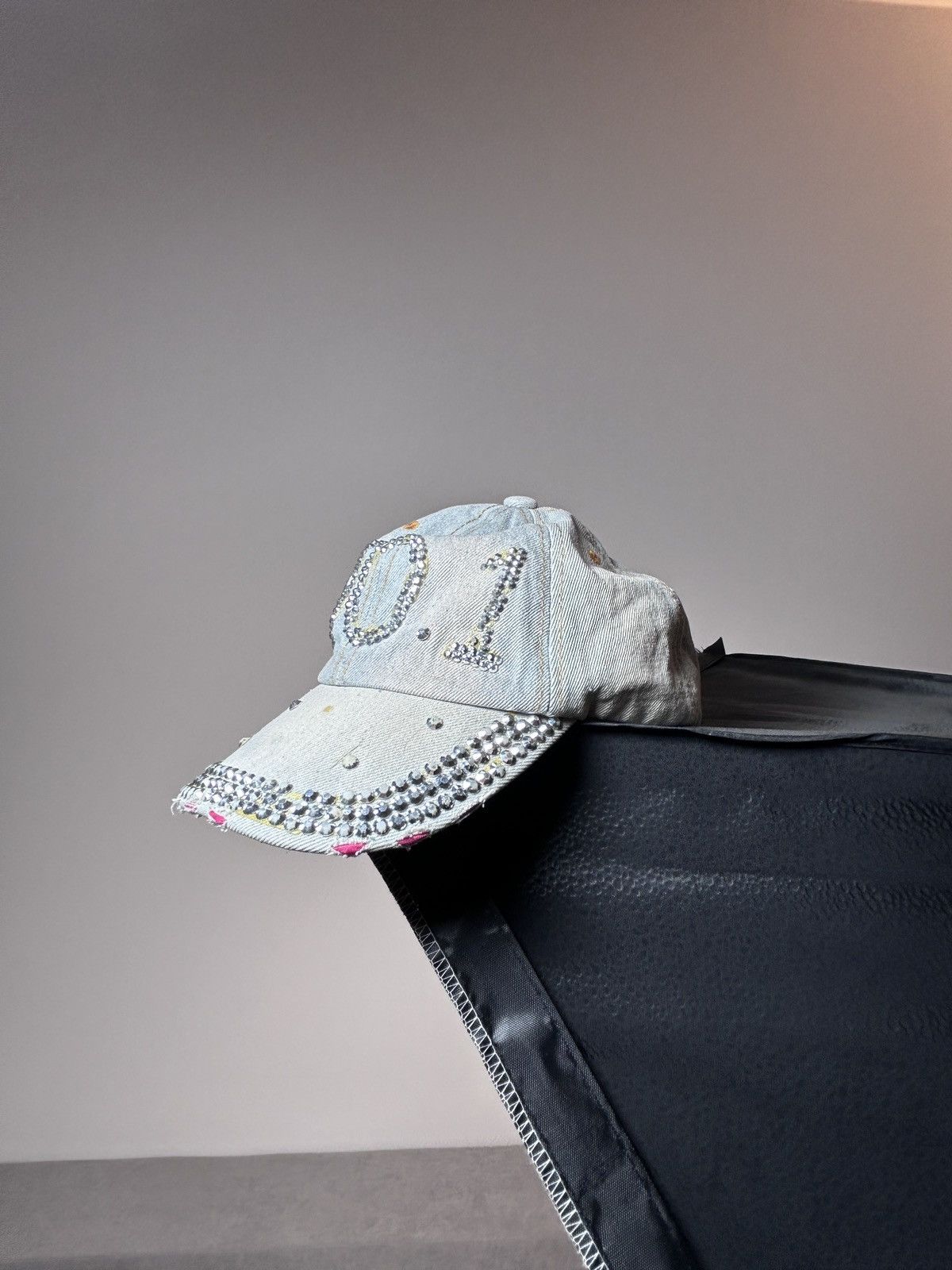 Japanese Brand VINTAGE y2k JEANS CAP Size ONE SIZE - 6 Thumbnail
