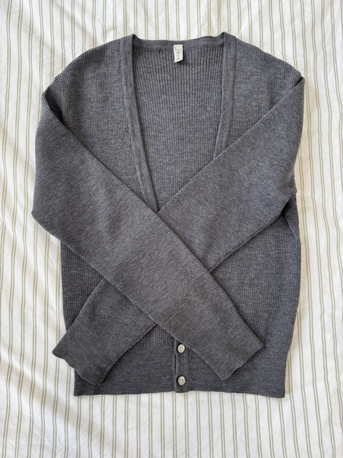 Miu Miu Miu Miu Men’s Grey Cardigan Size US M / EU 48-50 / 2 - 3 Thumbnail