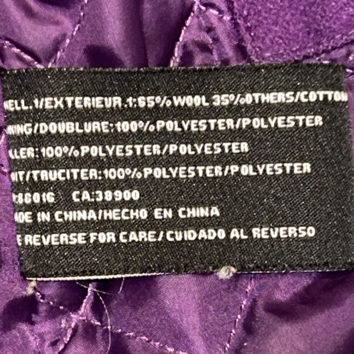 Pelle Pelle Pelle Pelle Y2K Purple bomber coat w/sequins sleeves Size S / US 4 / IT 40 - 8 Thumbnail