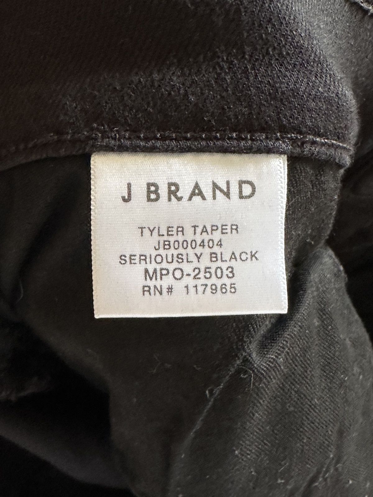 J Brand Black Denim Jeans Size US 31 - 4 Thumbnail