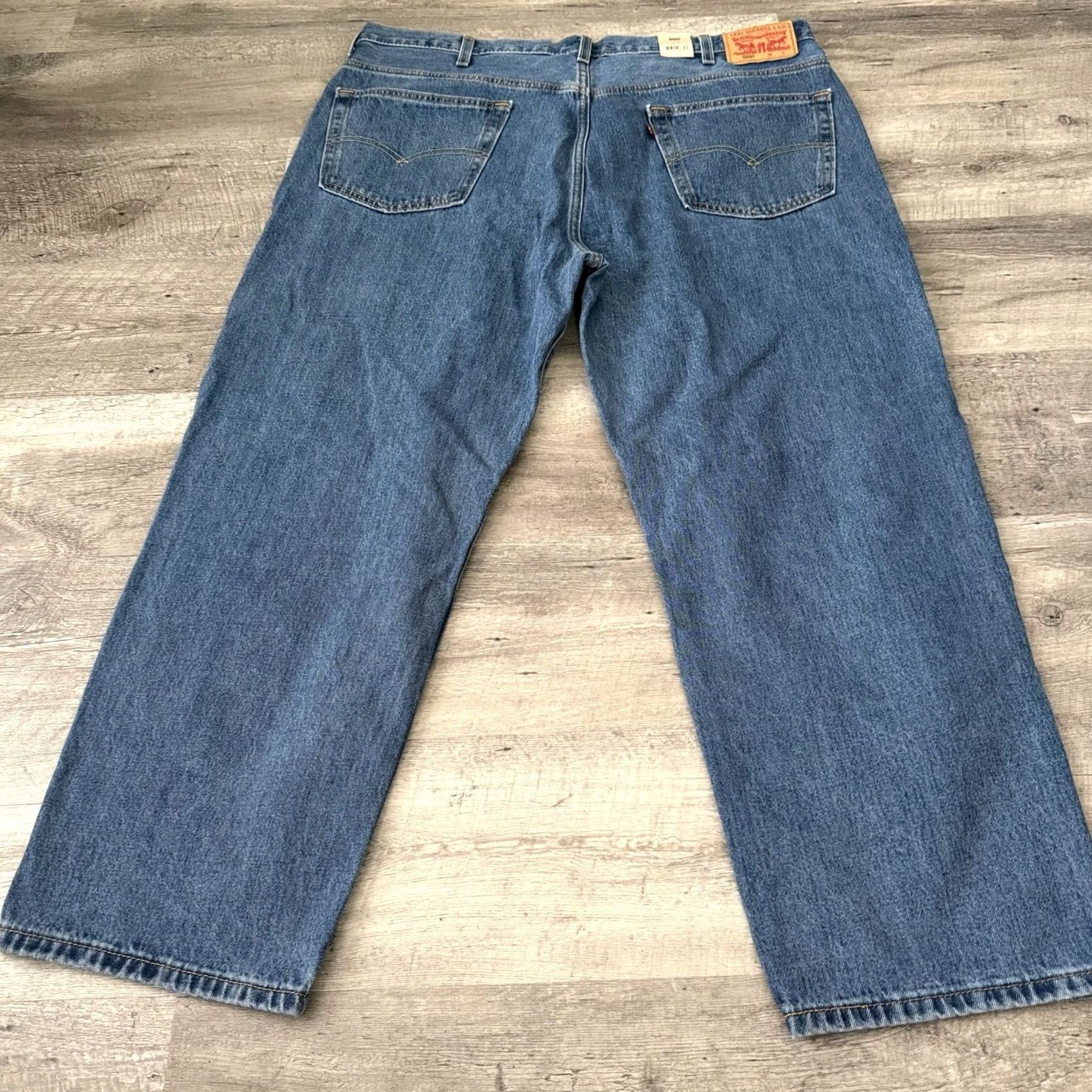 Levi's Levi's 550 Jeans Relaxed Fit Men Big Tall 44x29 Medium Blue Wash 100% Cotton NEW Size US 44 / EU 60 - 5 Thumbnail