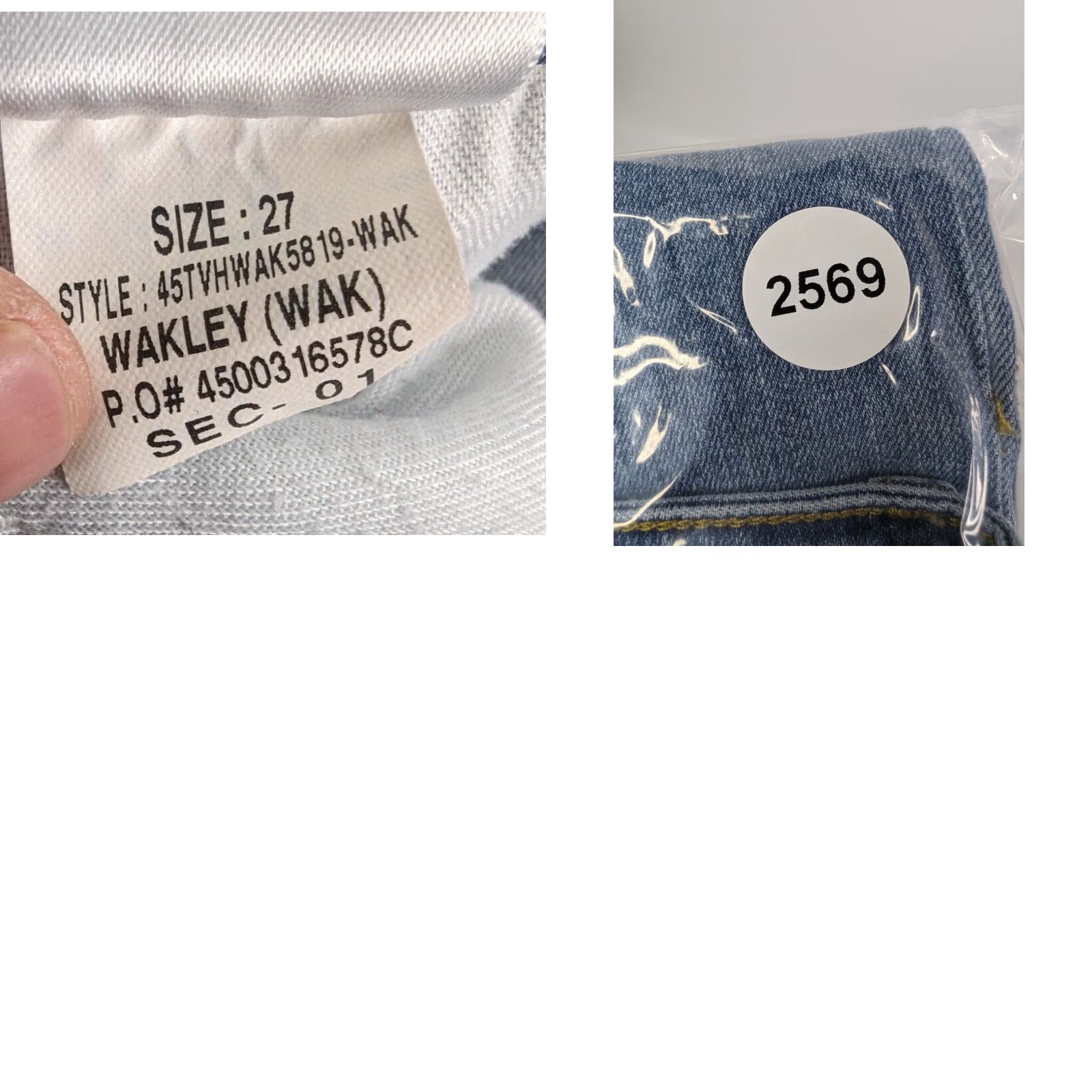 Vintage Joe's Jeans Womens Jeans Cropped Distressed Mid Rise Wakley 27 Blue Denim Stretch 5-Pocket Zipper Button Belt Loops Fashion Jeans Size 27" / US 4 / IT 40 - 9 Thumbnail