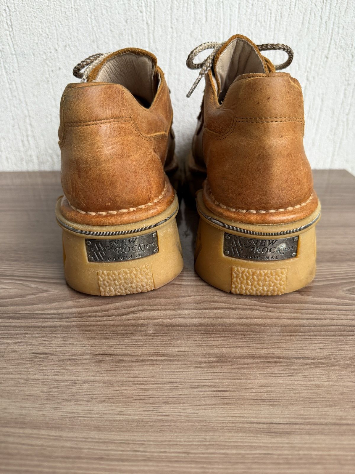 New Rock Vintage platform boots Size US 12 / EU 45 - 15 Thumbnail