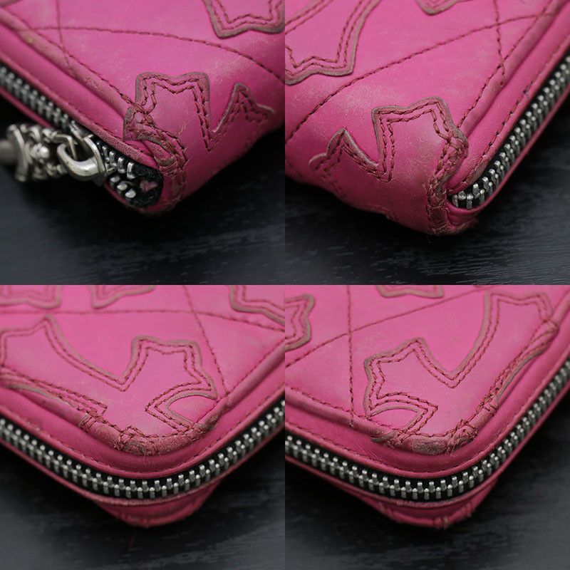Chrome Hearts Chrome Hearts Quilted Zip Wallet Size ONE SIZE - 5 Thumbnail