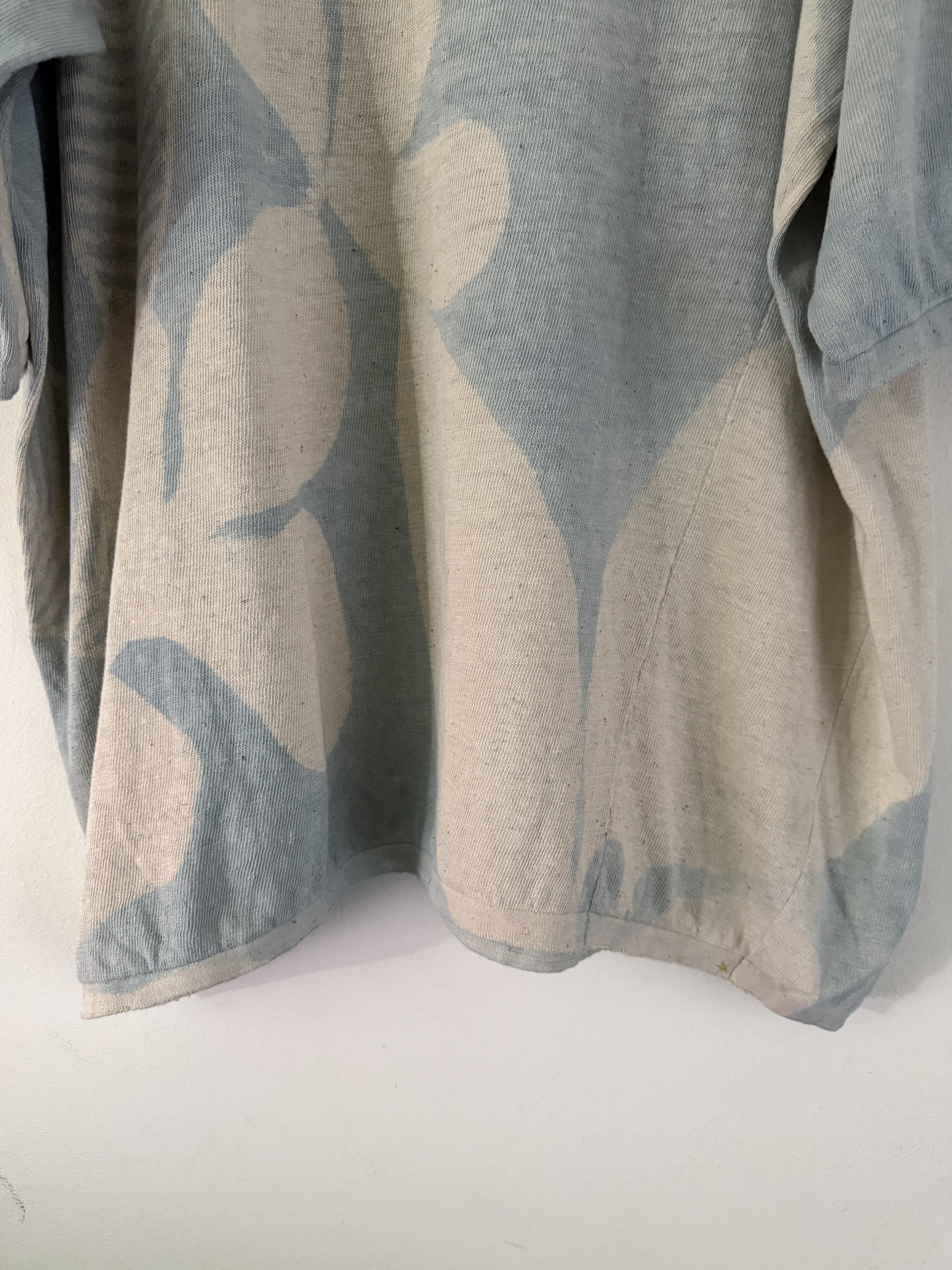 11.11 / eleven eleven Natural Indigo Handwoven Oversized Tunic Size US L / EU 52-54 / 3 - 10 Thumbnail