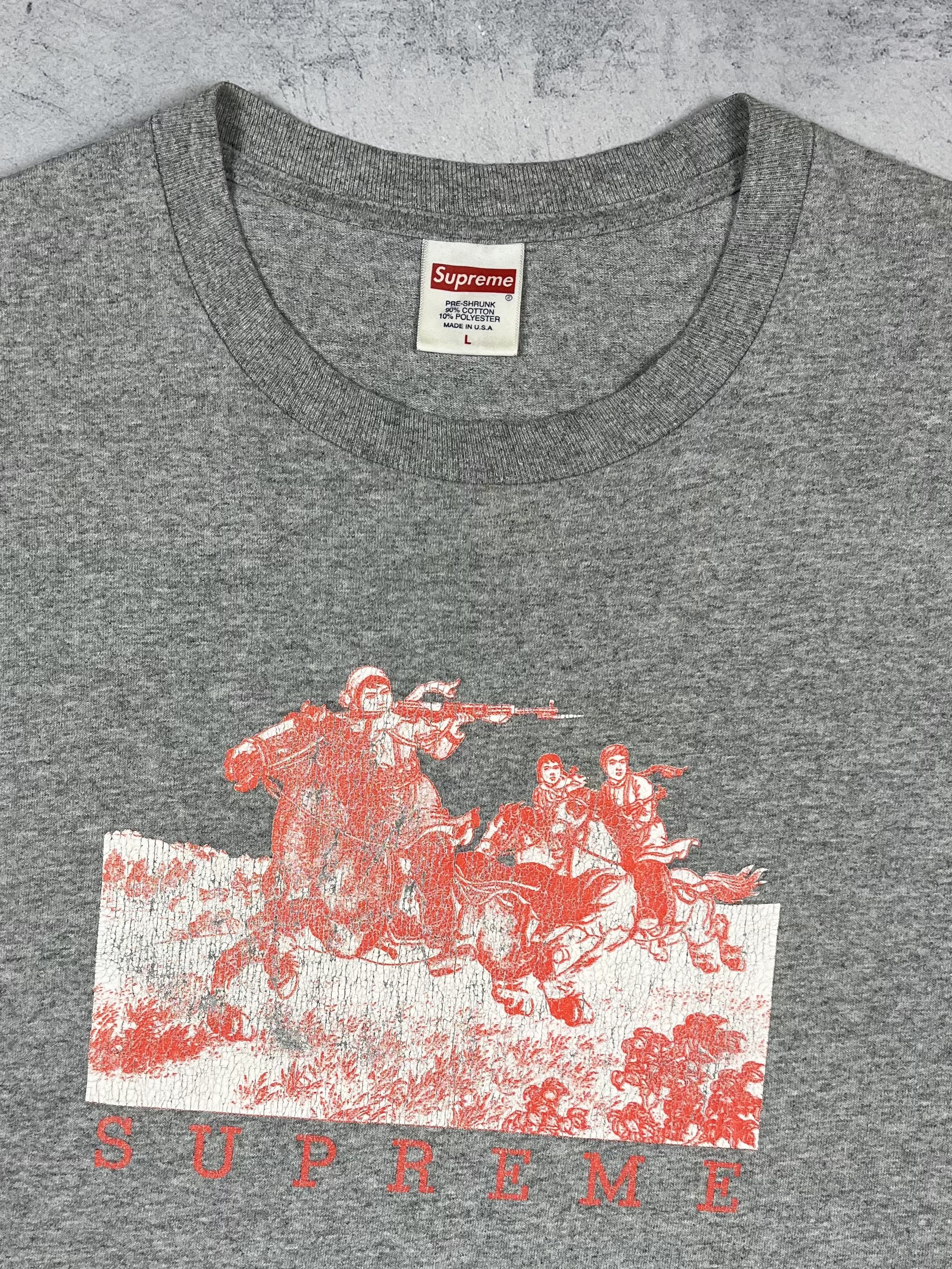 Supreme Supreme Riders Big Logo T Shirt SS19 Size US L / EU 52-54 / 3 - 9 Thumbnail