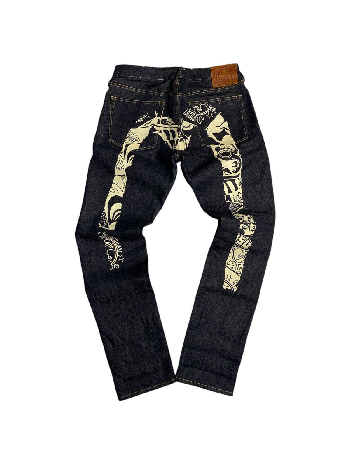 2004 Evisu beautyful Jeans Gold Dragon