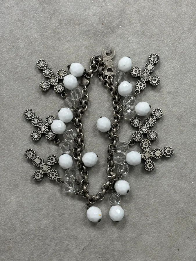 Dolce & Gabbana Dolce & Gabbana Silver Metal Charm Cross Bracelet Size ONE SIZE - 10 Thumbnail
