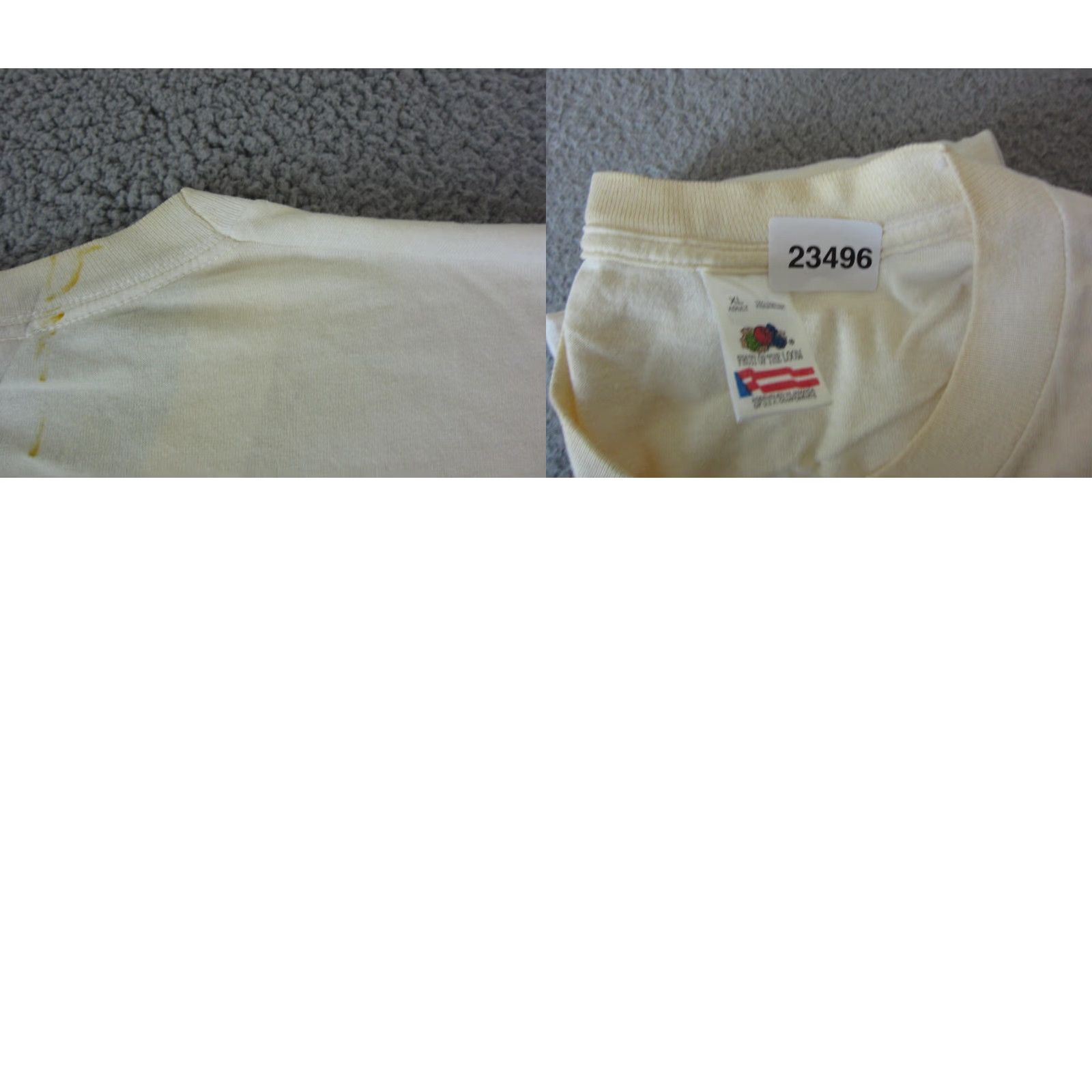 Fruit Of The Loom VINTAGE Fruit of the Loom Shirt Mens XL White Life Fitness USA Made Shirt XL White Size US XL / EU 56 / 4 - 10 Thumbnail