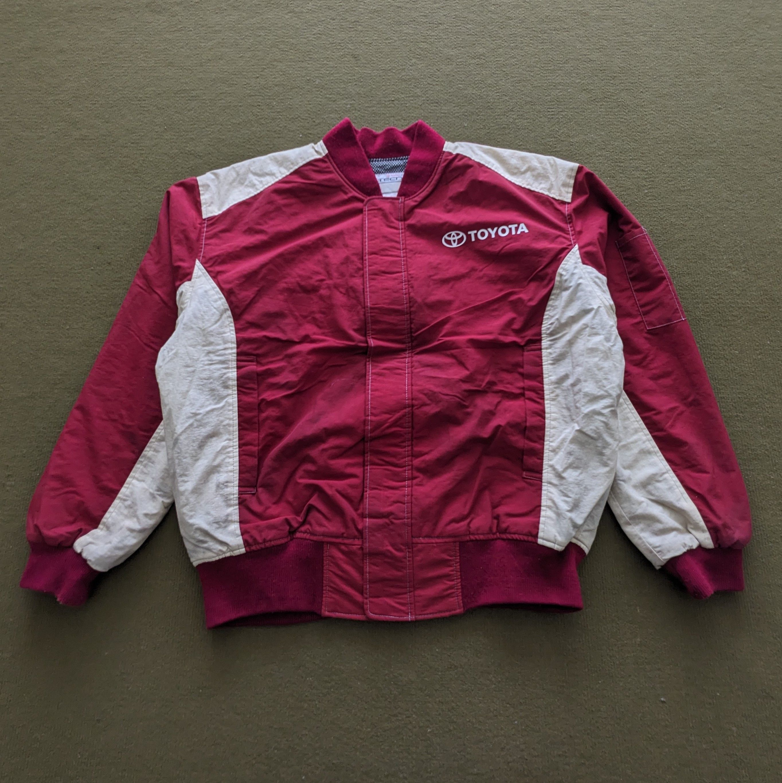 Other Vintage TOYOTA Racing Bomber Jacket Size US XXL / EU 58 / 5 - 3 Thumbnail