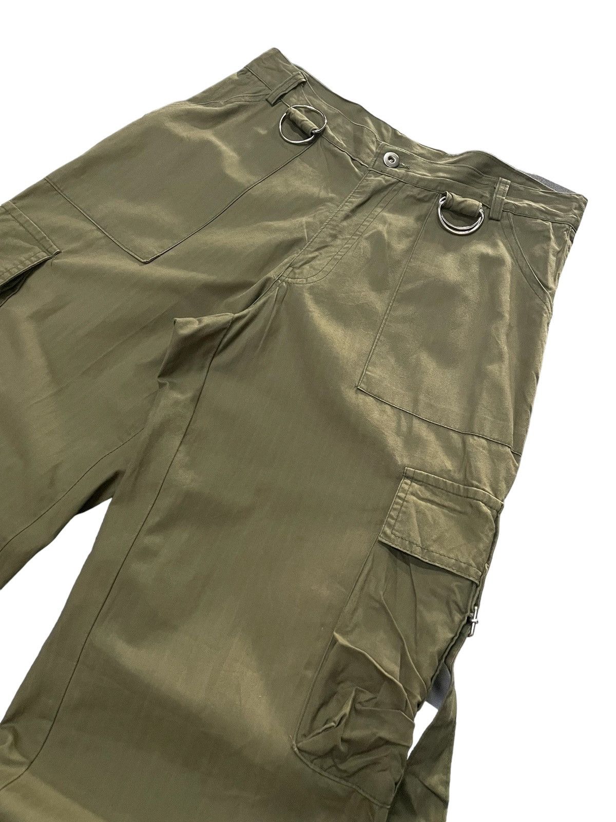 Japanese Brand × Junya Watanabe Atlantis Japan Wide Baggy Loose Parachute Cargo Pants Size US 31 - 11 Thumbnail