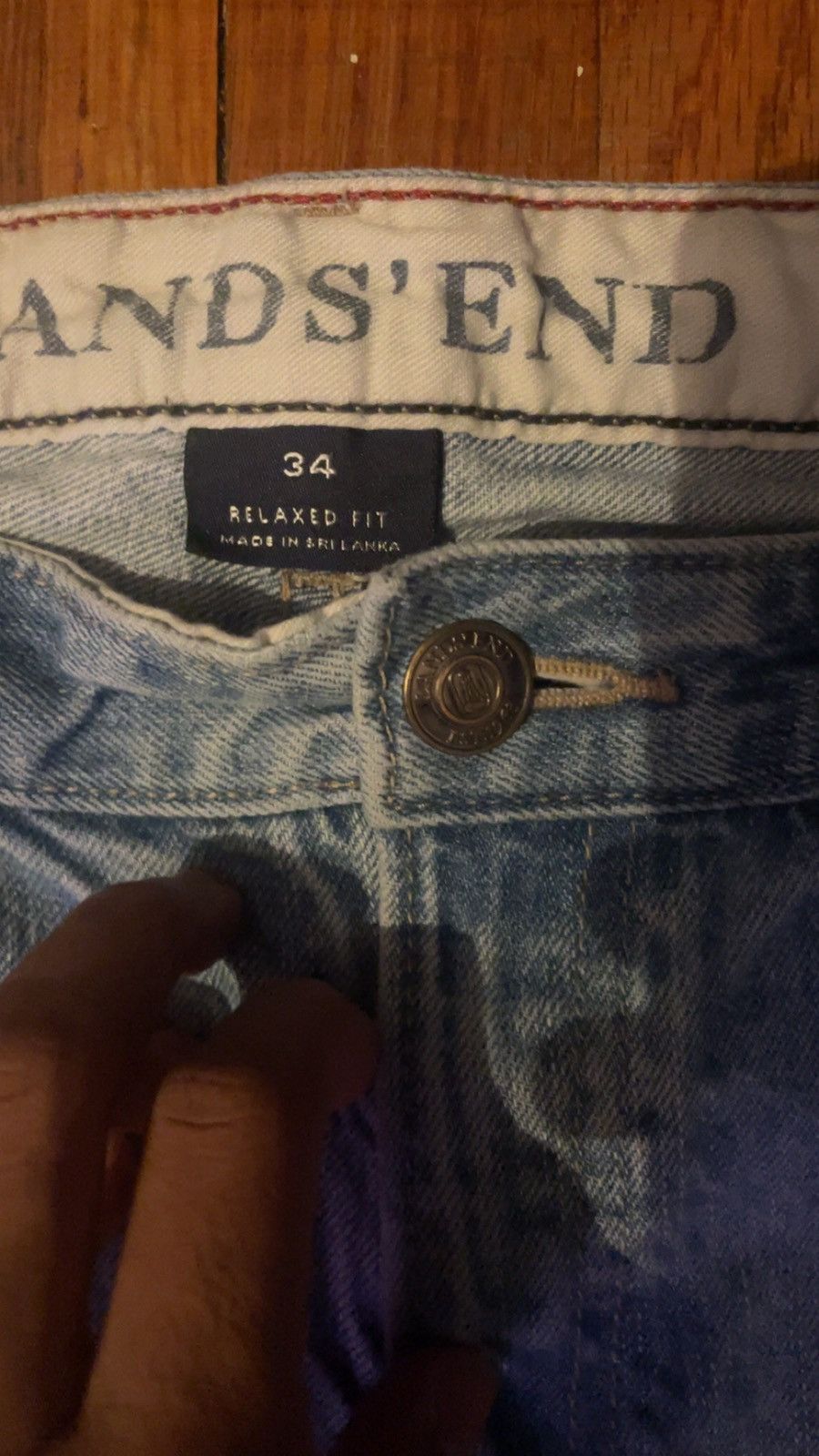 Jean × Vintage LIGHT BLUE “KISS” DENIM JEANS Size US 34 / EU 50 - 3 Thumbnail