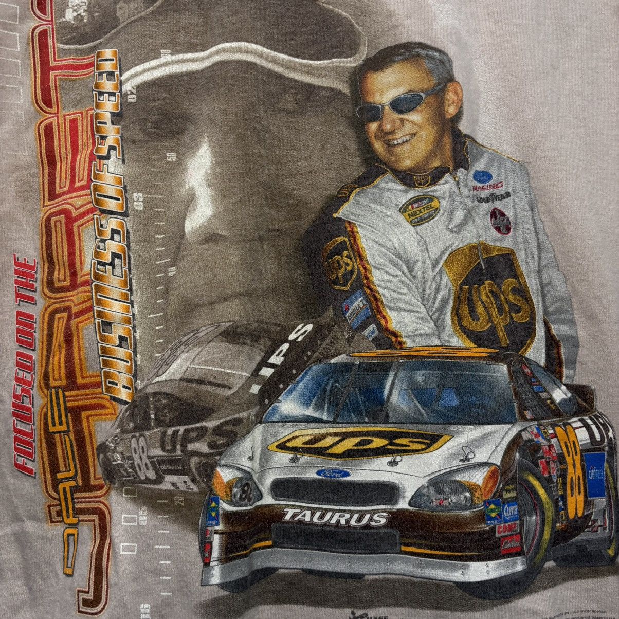 NASCAR Vintage Dale Jarrett UPS NASCAR tee Size US L / EU 52-54 / 3 - 5 Thumbnail