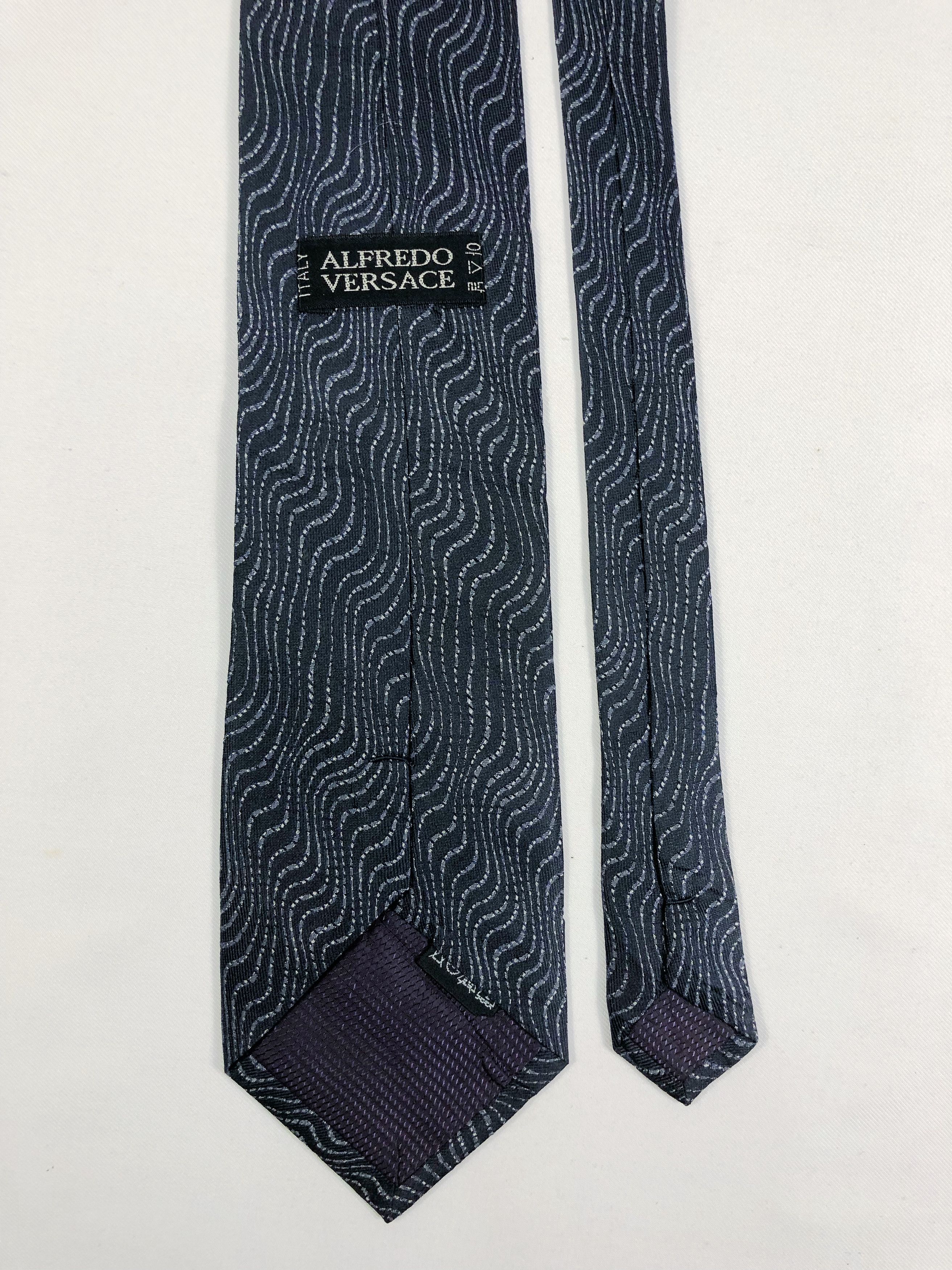 Versace Rare Vintage Alfredo Versace Silk Tie Size ONE SIZE - 4 Thumbnail