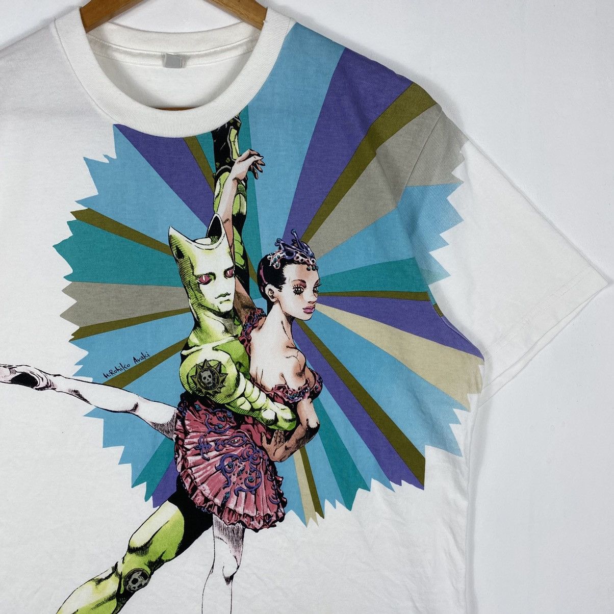 Anime Jojo's Bizarre Adventure KILLER QUEEN Hirohiko Araki Tee Size US L / EU 52-54 / 3 - 4 Thumbnail