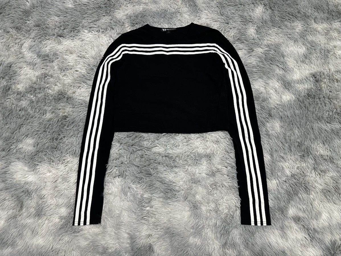 Adidas × Y-3 🔥Adidas Y-3 Yohji Yamamoto Cropped Ls Shirt Size US S / EU 44-46 / 1 - 5 Thumbnail