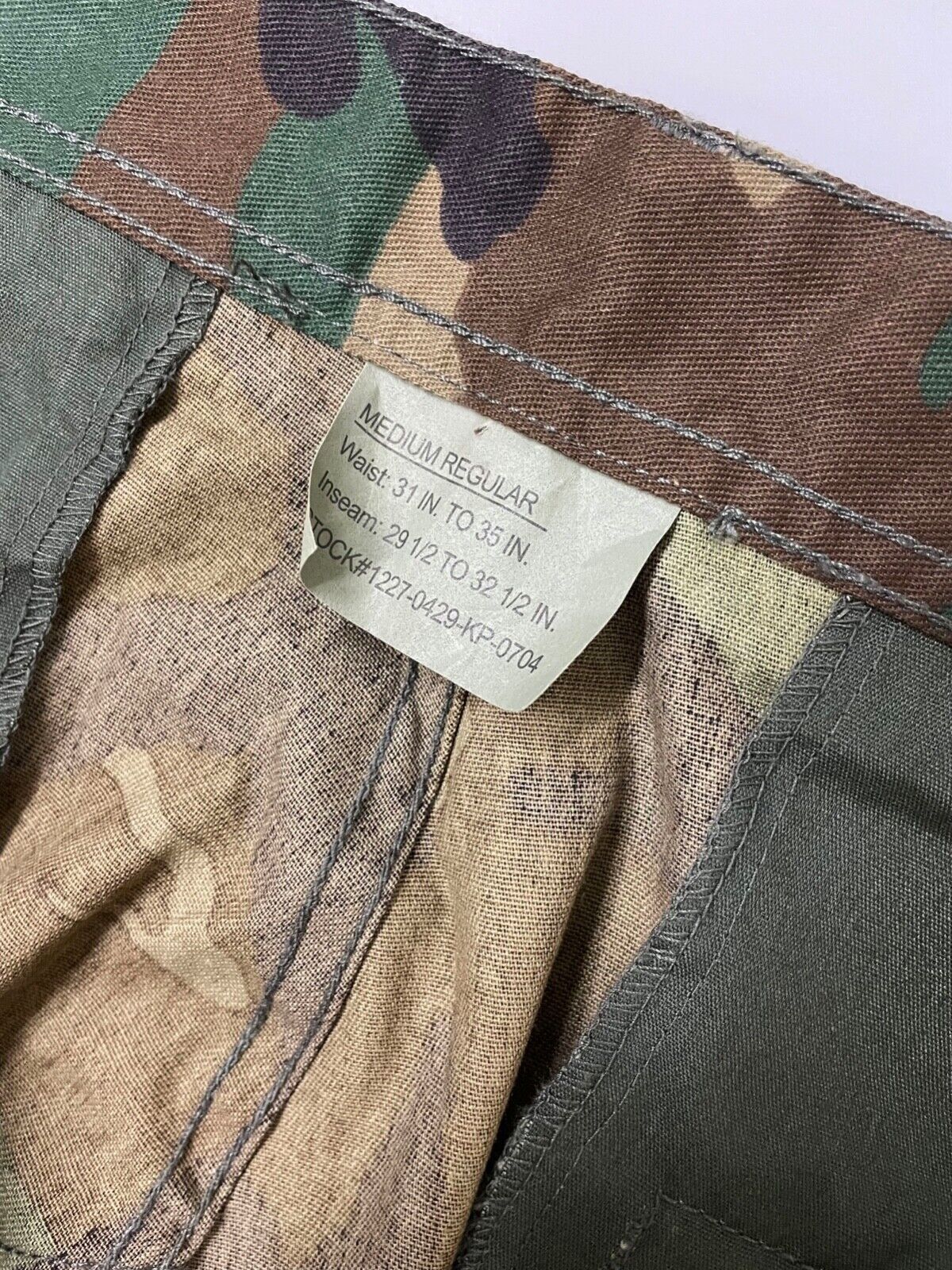Rothco Vintage deadstock Rothco woodland Camo BDU cargo pants Pants Size US 31 - 7 Thumbnail