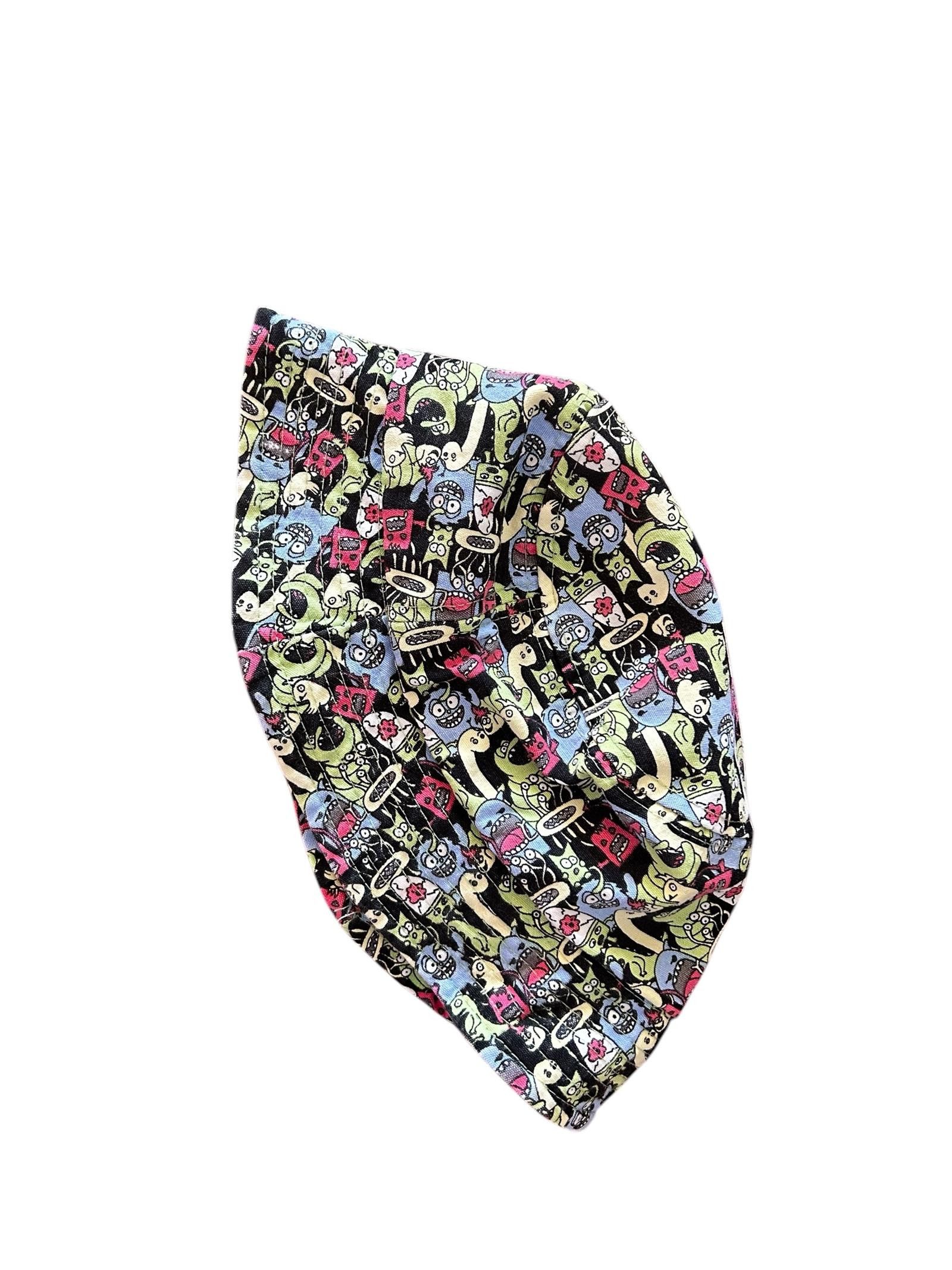 Designer Colorful Cartoon Print Hat Size ONE SIZE - 2 Thumbnail