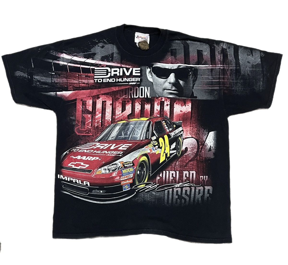 NASCAR Vintage Jeff Gordon NASCAR T-Shirt L Drive To End Hunger Size US L / EU 52-54 / 3 - 1 Thumbnail