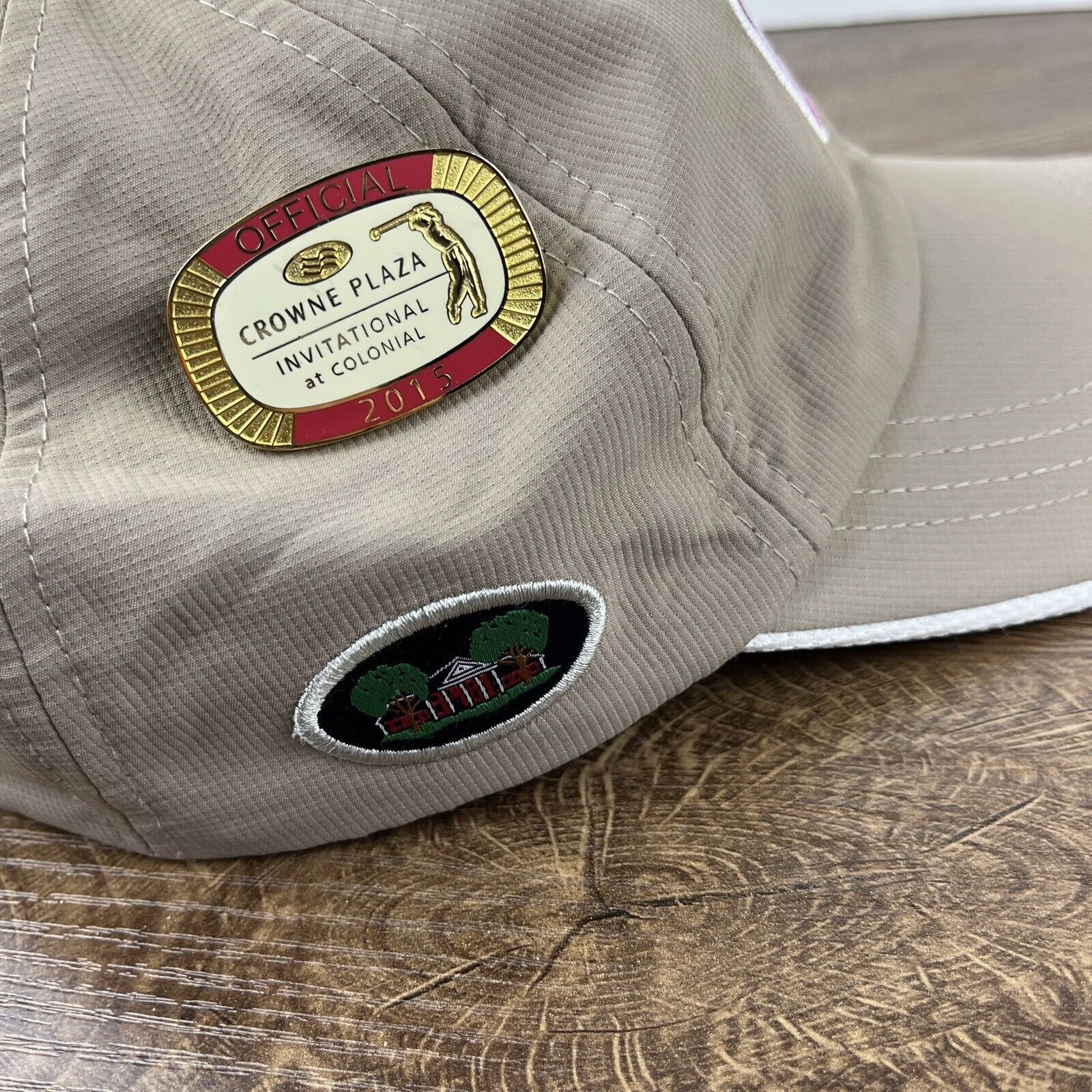 Other Crowne Plaza Invitational Colonial Hat Tan Brown Hat Adjusta Size ONE SIZE - 13 Thumbnail