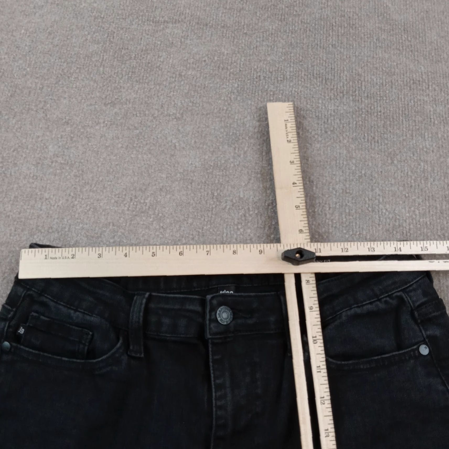 Vintage Jude Blue Jeans Womens Black Skinny Fit 11/30 Casual Pocket Stretch Size 32" / US 10 / IT 46 - 4 Thumbnail