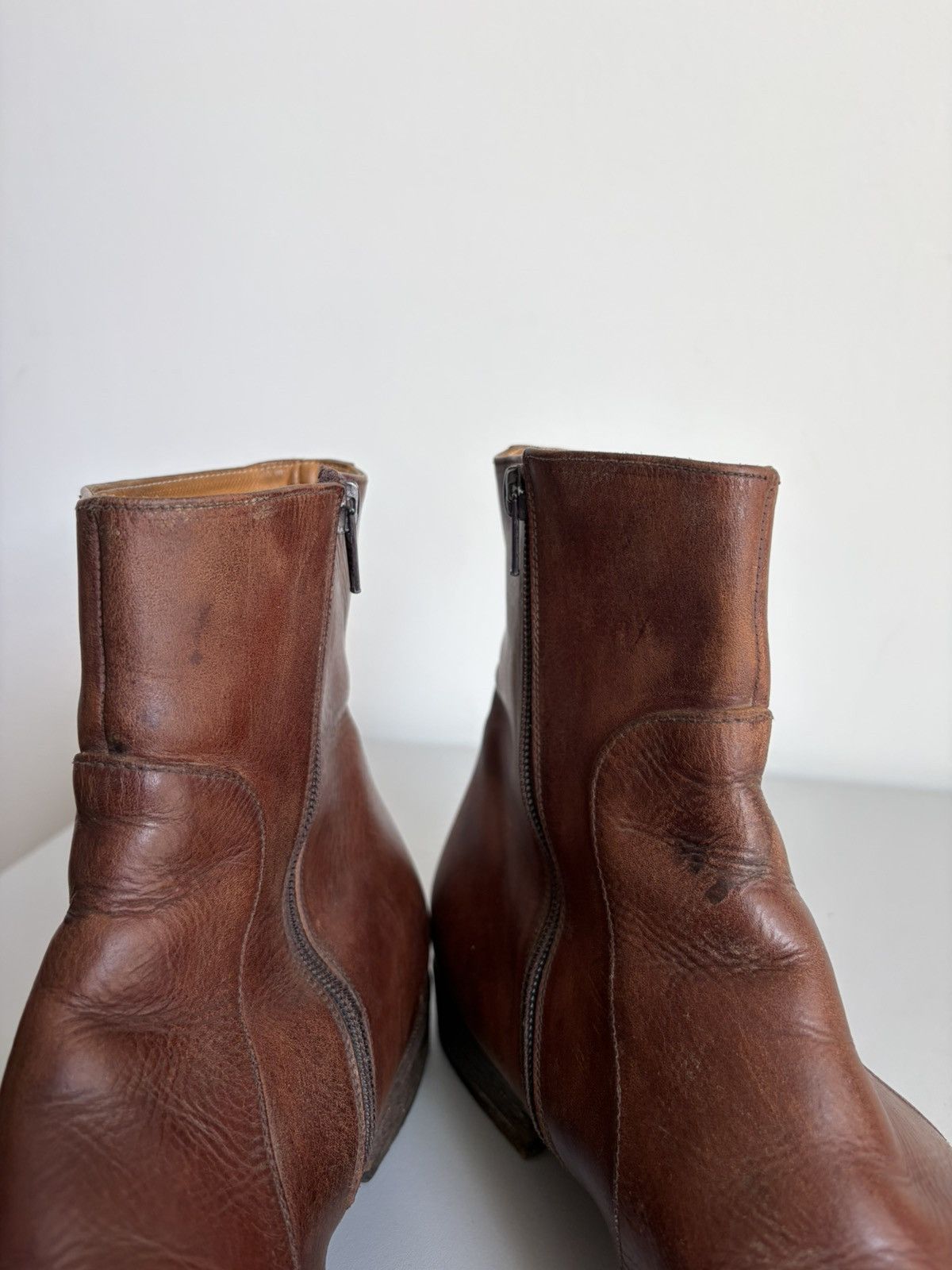 Maison Margiela Martin Margiela AW04 22 lookbook side zip riding boots Size US 14 / EU 47 - 9 Thumbnail