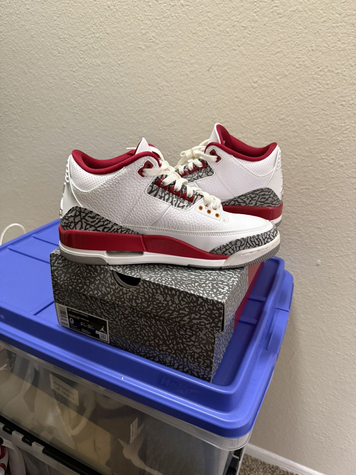 Jordan Brand Jordan 3 Cardinal Reds Size US 9 / EU 42 - 8 Thumbnail