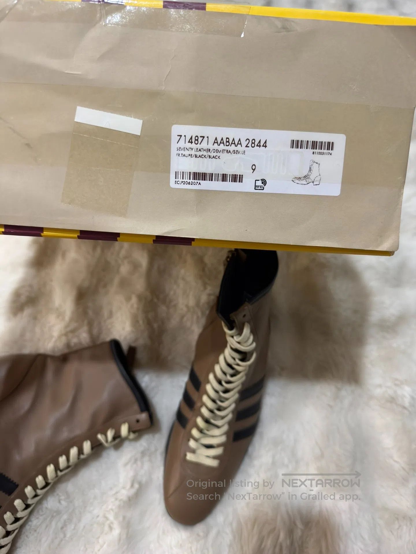Gucci Guicci Lace-up Boots Men's Boots| Size US 10 / EU 43 - 8 Thumbnail